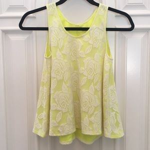 Lace tank top